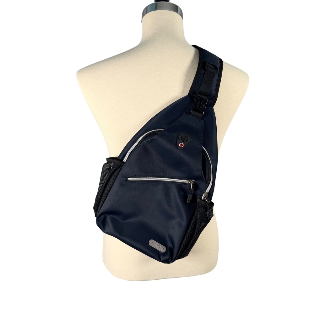 Mosiso Navy Blue Sling Bag Crossbody Backpack Travel Hiking Daypack